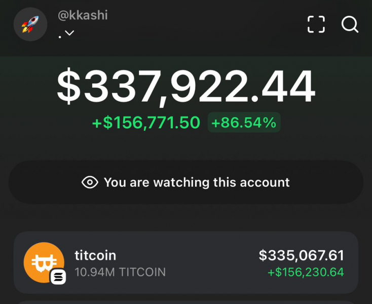 
			Titcoin взлетел на 144 000%! Новый мемкоин на старте?		