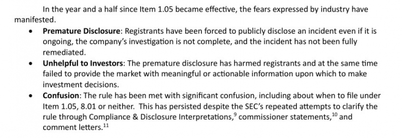 Банковские группы просят SEC отменить правило раскрытия информации об инцидентах кибербезопасности