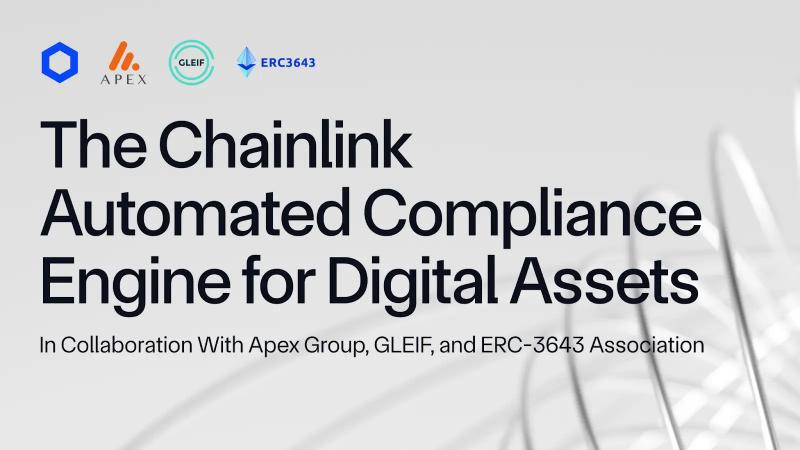 
			Chainlink представила стандарт автомтизации комплаенса для&nbsp;учреждений		